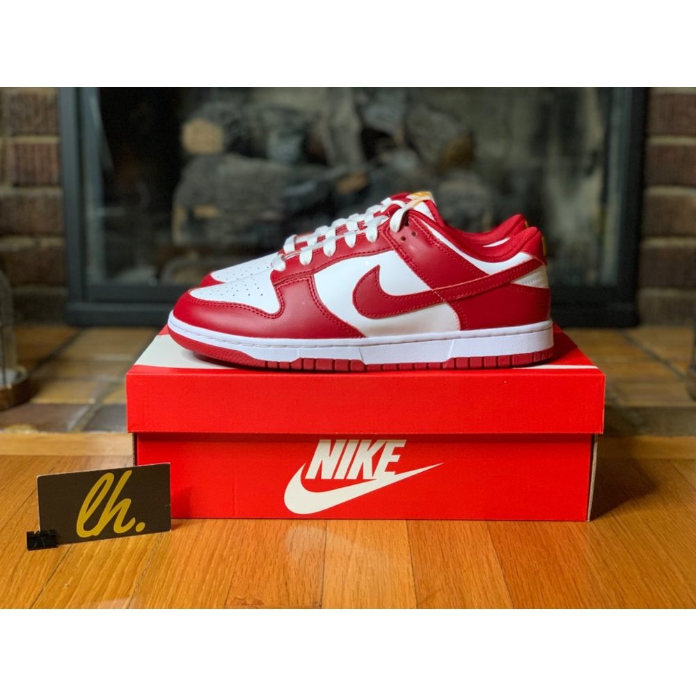 Size 8.5 Nike Dunk Low “USC” Athletic Sneakers DD1391-602